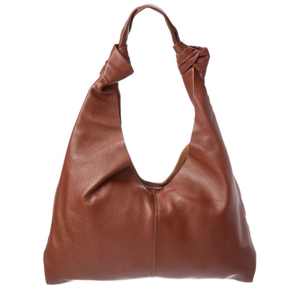 Chiara Ferretti Leather Shoulder Bag, Brown